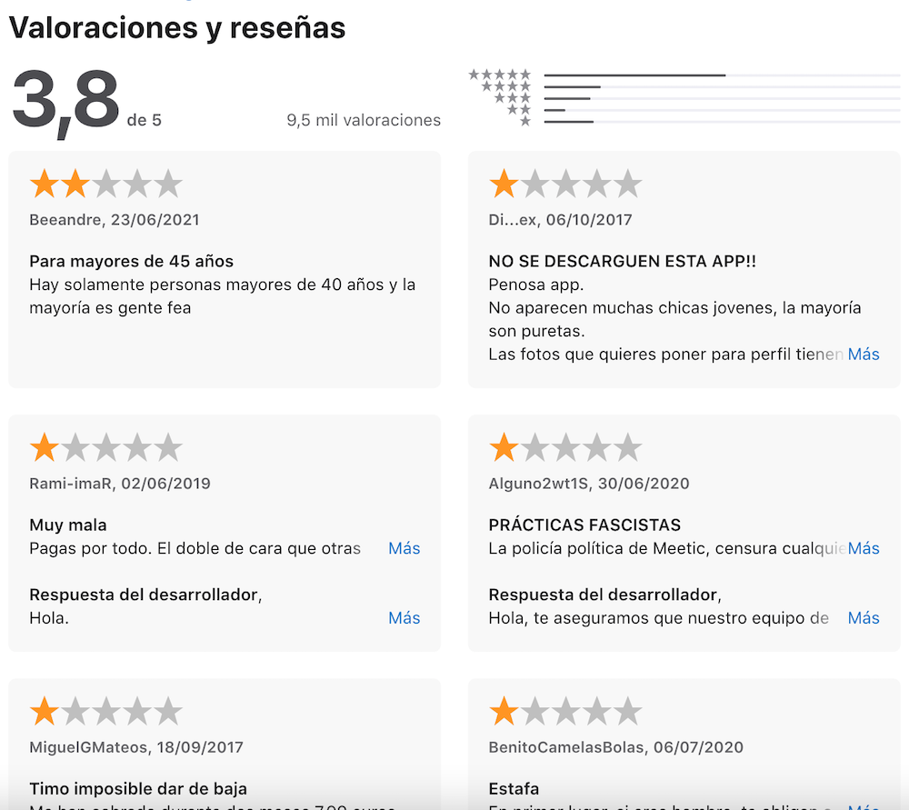 opiniones de al app en apple play