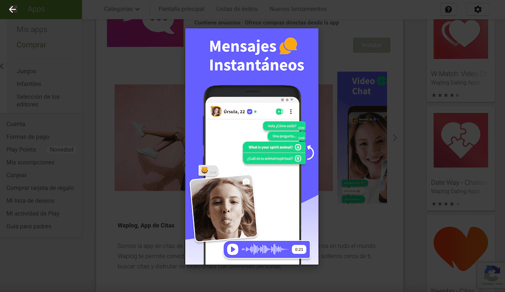 mensajes instantáneos